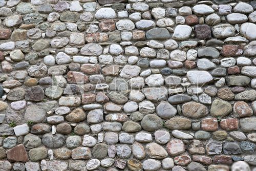 Kraftvolle Steinmauer-Textur