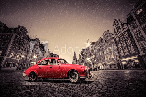 Nachtfaszination im Vintage-Stil