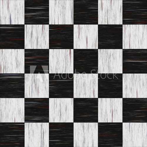 Old diner checkerboard linoleum - seamless texture 