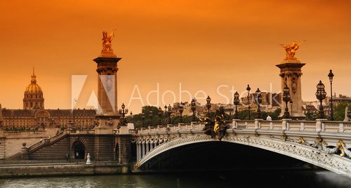 Paris Pont Alexandre 3 et Invalides