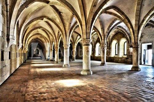 Portugal , historical and pisturesque  Alcobaca monastery 
