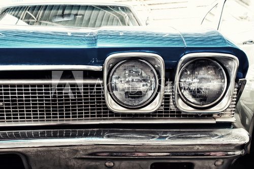 Retro-Charme eines klassischen Oldtimers