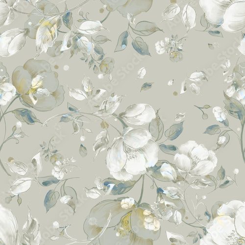 Sanftes Blumenspiel in Pastell
