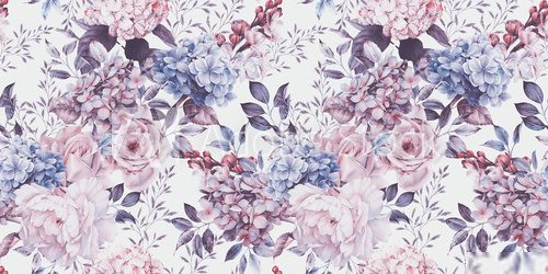 Sanftes Vintage-Floraldesign für Wohnräume