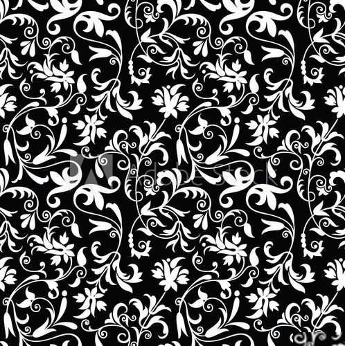 Seamless fancy floral background-pattern 