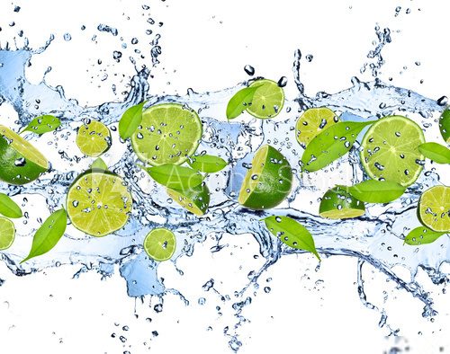 Spritzige Limettenfrische