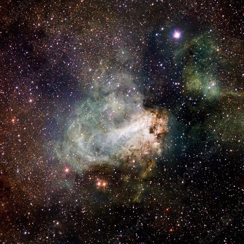 Stars nebula in space. Elements of this image furnished by NASA