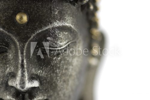 statue de bouddha sur fond blanc