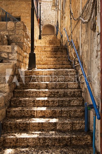 Stone Staircase In Zefat 