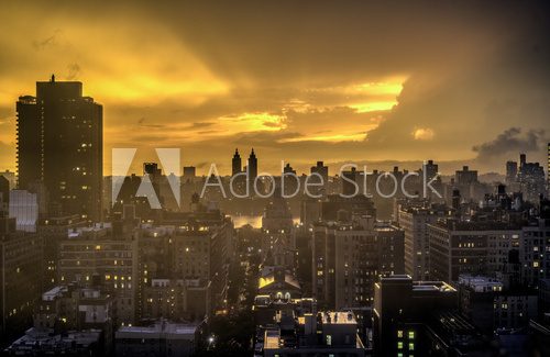 Sunset New York City Manhattan 