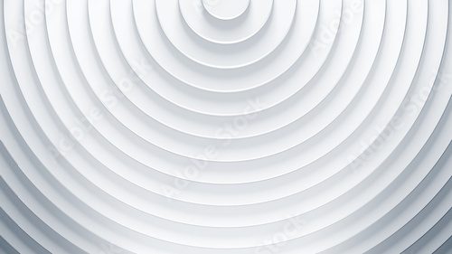 Symmetrische Ruhe in Weiß und Schatten