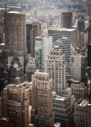 Vista dall'alto di Manhattan New York 