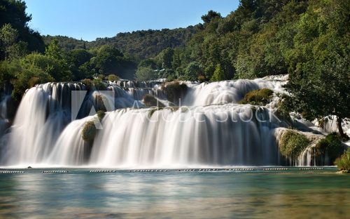 Waterfalls in Krka National Park 