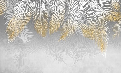 Wire and gold background