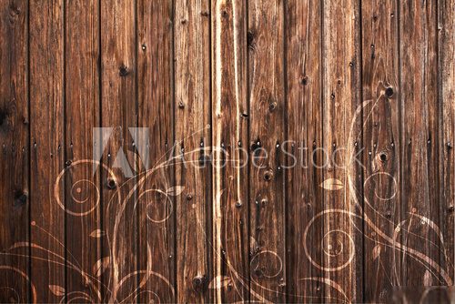 Wood and floral Element