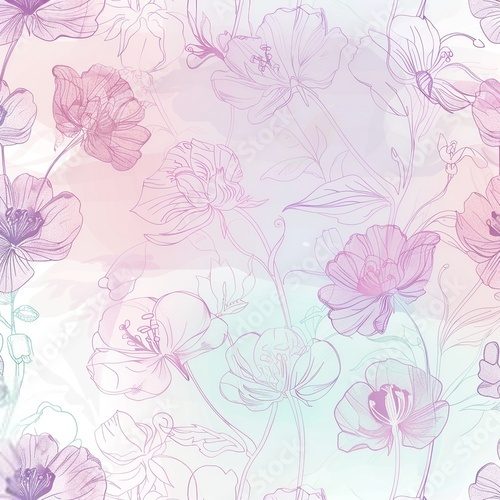Zarte Blüten in Pastellträumen
