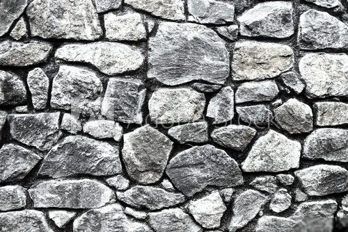 Zeitlose Steinmauer in Grau und Struktur