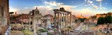 Architektura Rzymu w panoramie
