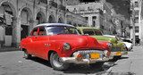 Colorful Havana cars panorama