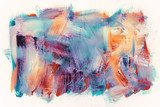 Harmonie in Blau und Orange