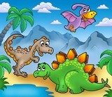 Landscape with dinosaurs 2