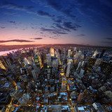 Manhattan at sunset 