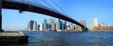 Most brooklyński w dolnym Manhattanie -Nowy Jork
