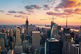 New York Skyline im Sonnenuntergang