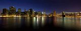 panorama Manhattanu o zmierzchu
