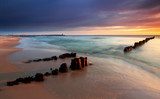 Sanfte Abendbrise am Meer