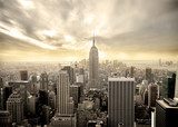 Sonnenaufgang über New Yorks Skyline