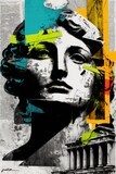 Zeitreise in bunter Collage