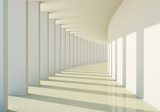3D abstract corridor 