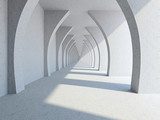 A long corridor 