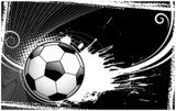 abstract soccer ball backround 