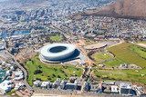 aerial view downtown of Cape Town, South Africa 