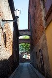 Alley in the Polish city of ToruÅ