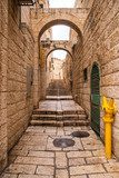 An alley in the old city in Jerusalem