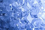Background with ice cubes 