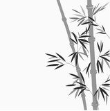 Bamboo in Chinese painting style 
