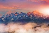 beautiful and colorful view of the Tatra mountains