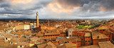 beautiful Siena,Italy.  panoramic image 