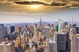 Beautiful view of  New York City skyline 