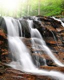 beautiful waterfalls in the Bavarian Forest-Germany 