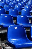 Blue Seats On Stadium 