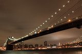 Brooklyn Bridge and Manhattan skyline At Night, New York City