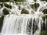 cascade of waterfall in Kornati region, Dalmatia 