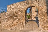 city gate in Montefalco, Italy 
