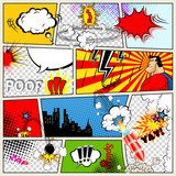 Comic-Action in leuchtenden Farben