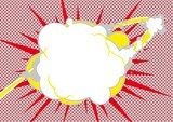 Dynamische Pop-Art Explosion